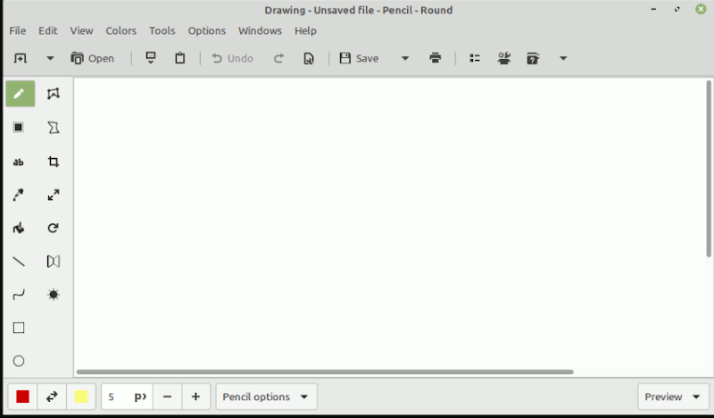Linuxmint Drawing App