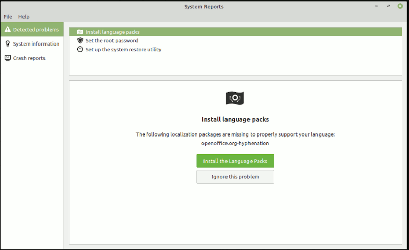 Linuxmint System Reports