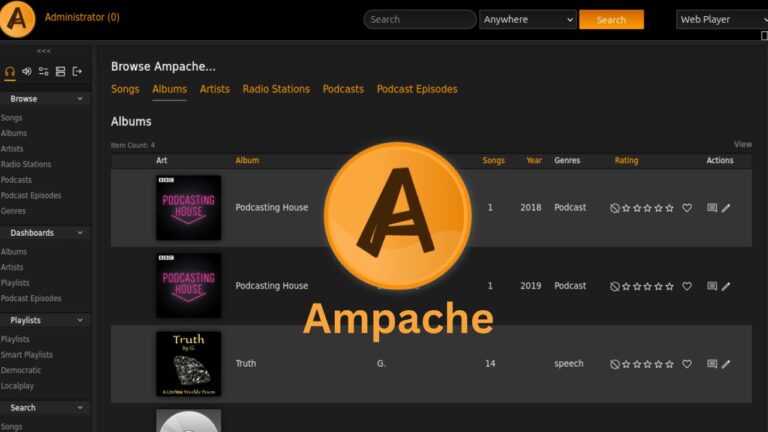 Ampache Web Based Streaming Application Feature Mage